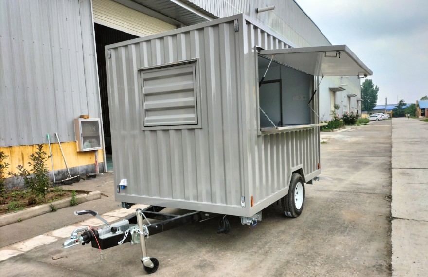 10ft shipping container food trailer for sale